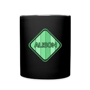 Gift idea Alison - Full Colour Mug - black - Front
