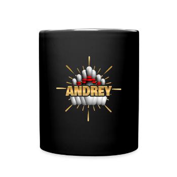 Cadeau pour Andrey - Mug uni - noir - Devant