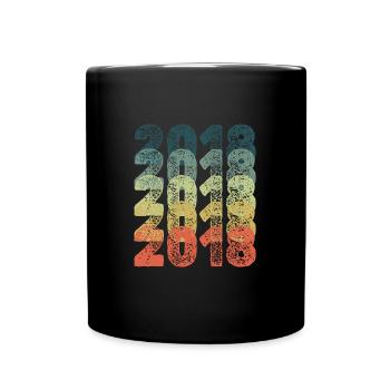 2018 - Full Colour Mug - black - Front