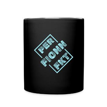 Perfekt Einzigartig Fionn - Tasse einfarbig - Schwarz - Vorne