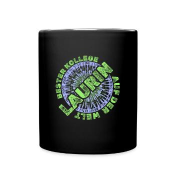 Chef Job Mitarbeiter Vorname Laurin - Tasse einfarbig - Schwarz - Vorne