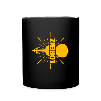 Gift idea Gift First name Lorenz - Full Colour Mug - black - Front