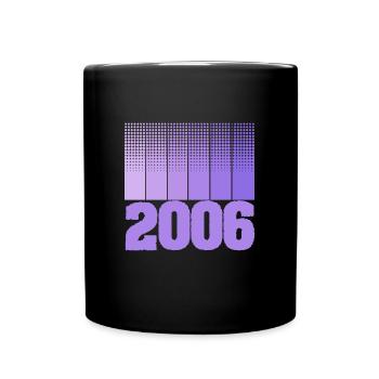 Né en 2006 - Mug uni - noir - Devant