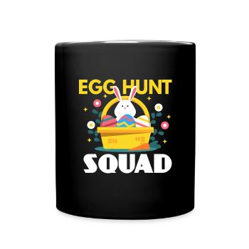 Egg Hunt Squad Easter Egg - Full Colour Mug - black - Front