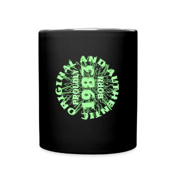 1983 - Tasse einfarbig - Schwarz - Vorne