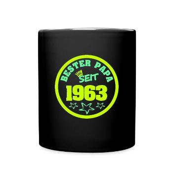 Jahr 1963 - Tasse einfarbig - Schwarz - Vorne