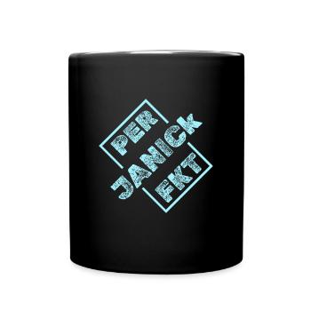 Einzigartig Janick - Tasse einfarbig - Schwarz - Vorne