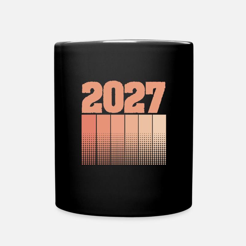 Witzig 2027 - Tasse einfarbig - Schwarz