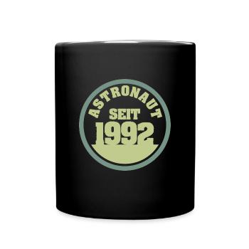 geboren 1992 - Tasse einfarbig - Schwarz - Vorne