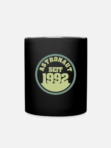 geboren 1992 - Tasse einfarbig - Schwarz