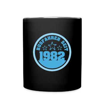 LKW 1982 - Tasse einfarbig - Schwarz - Vorne