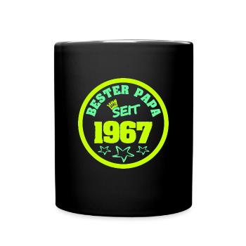 Vater 1967 - Tasse einfarbig - Schwarz - Vorne