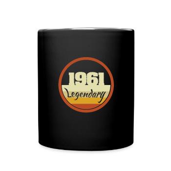Year 1961 - Full Colour Mug - black - Front