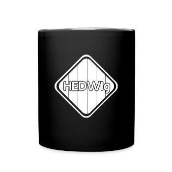 Geschenk für Hedwig - Tasse einfarbig - Schwarz - Vorne