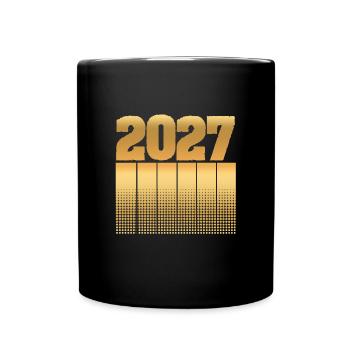 Gold 2027 - Full Colour Mug - black - Front