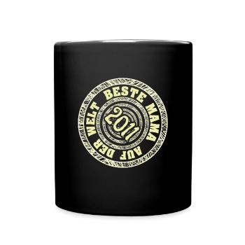 Jahr 2011 - Tasse einfarbig - Schwarz - Vorne