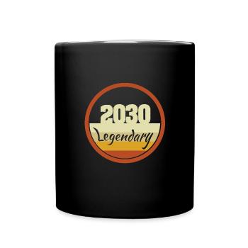 Year 2030 - Full Colour Mug - black - Front
