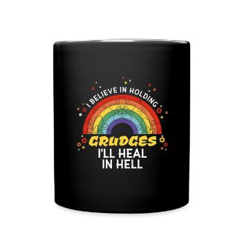 I believe in guilt that I feel in hell - Full Colour Mug - black - Front