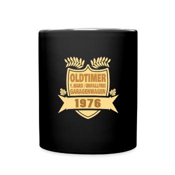 Oma 1976 - Tasse einfarbig - Schwarz - Vorne