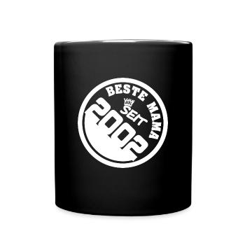 2002 - Tasse einfarbig - Schwarz - Vorne