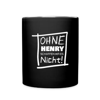 Geschenk für Henry - Tasse einfarbig - Schwarz - Vorne
