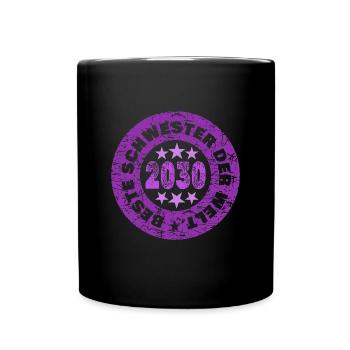 2030 2030 - Tasse einfarbig - Schwarz - Vorne