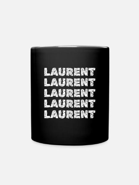 Prénom Laurent - Mug uni - noir
