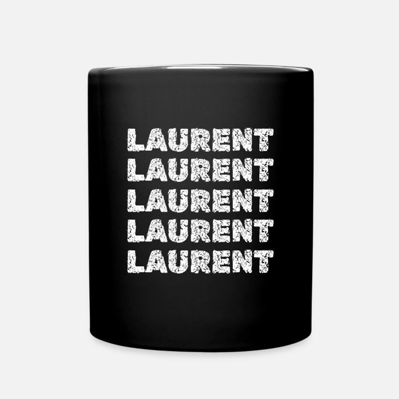 Prénom Laurent - Mug uni - noir