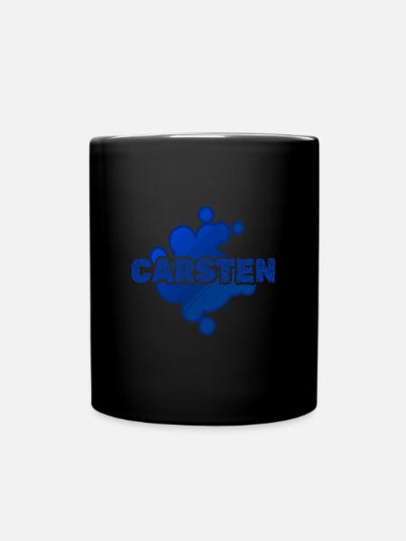 Babybauch Carsten - Tasse einfarbig - Schwarz