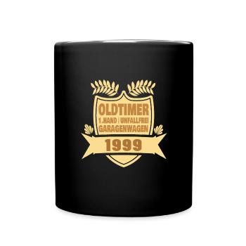 Jahr 1999 - Tasse einfarbig - Schwarz - Vorne