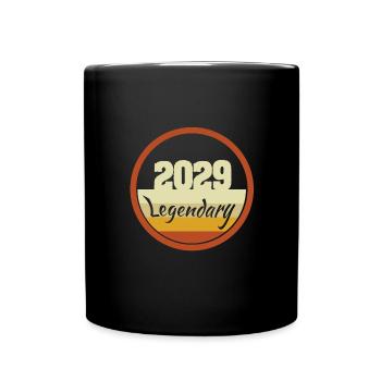 2029 - Tasse einfarbig - Schwarz - Vorne