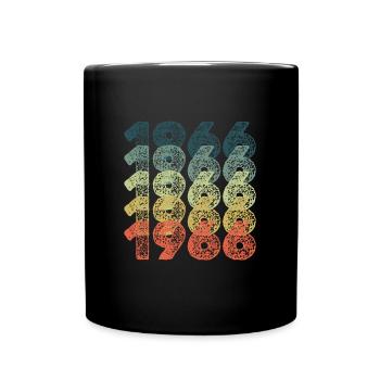 Funny 1966 - Full Colour Mug - black - Front