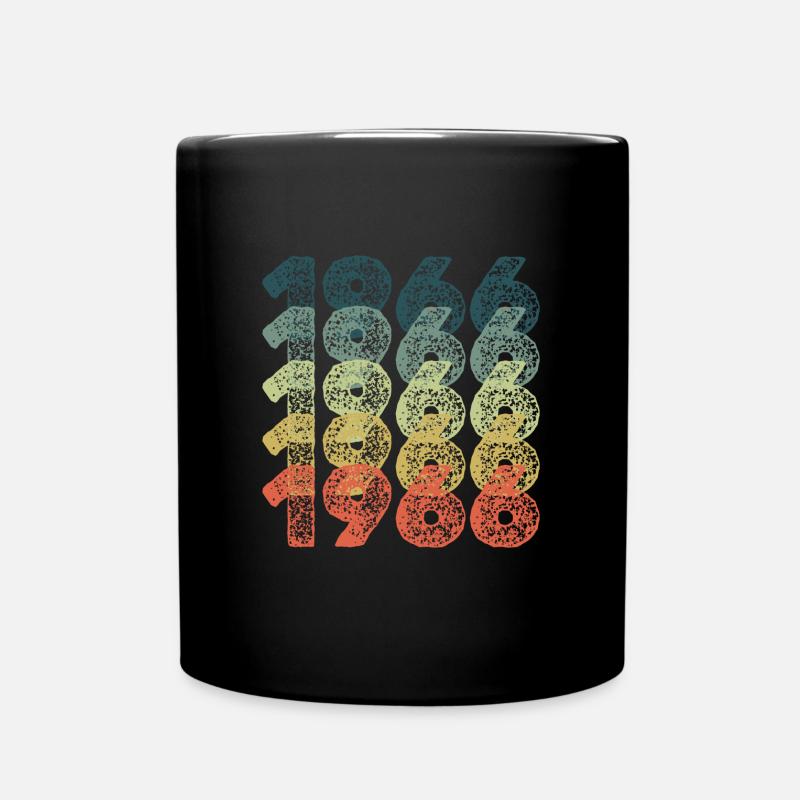 Witzig 1966 - Tasse einfarbig - Schwarz