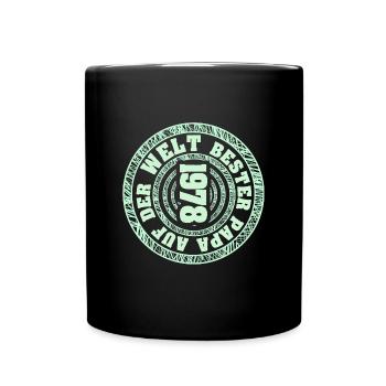 Jahr 1978 - Tasse einfarbig - Schwarz - Vorne