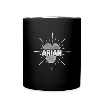 Baby Arian - Tasse einfarbig - Schwarz - Vorne