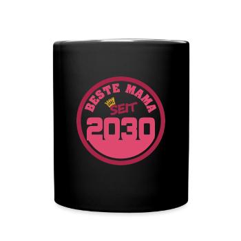 2030 - Tasse einfarbig - Schwarz - Vorne