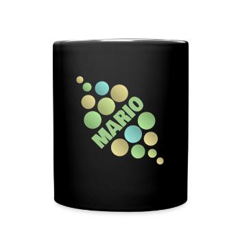 Vorname Mario - Tasse einfarbig - Schwarz - Vorne