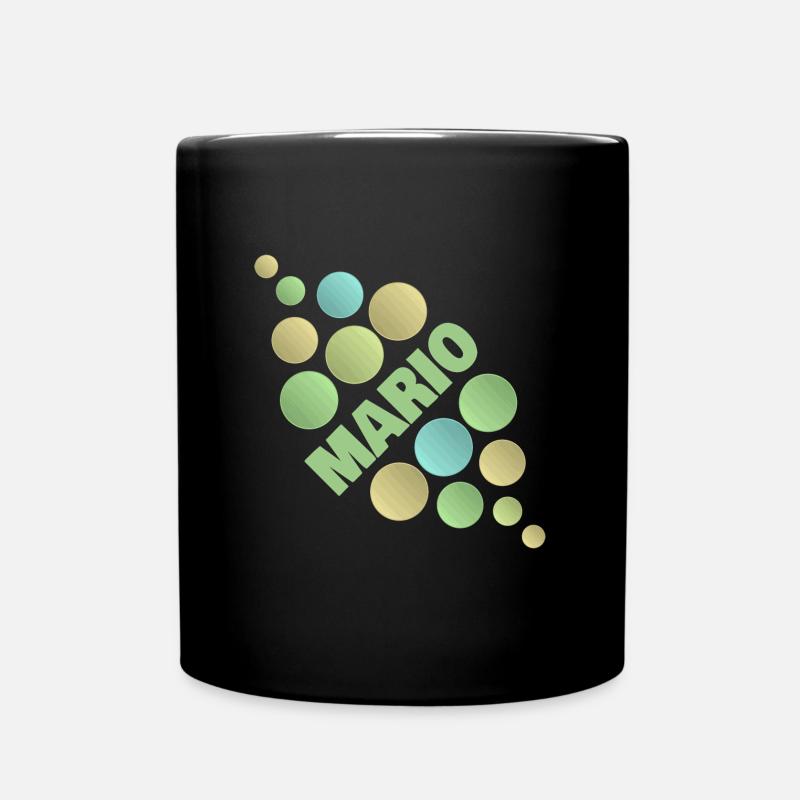 Vorname Mario - Tasse einfarbig - Schwarz