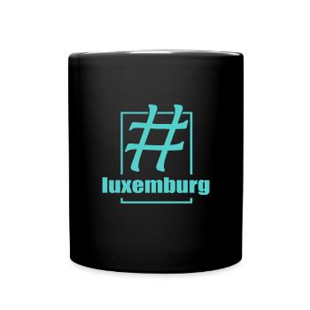 Social luxemburg - Tasse einfarbig - Schwarz - Vorne