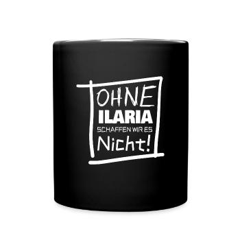 schaffen ilaria - Tasse einfarbig - Schwarz - Vorne