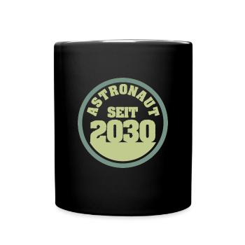 geboren 2030 - Tasse einfarbig - Schwarz - Vorne
