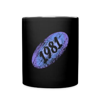 rekrutieren 1981 - Tasse einfarbig - Schwarz - Vorne