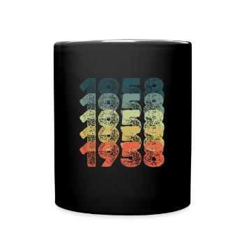 Year 1958 - Full Colour Mug - black - Front