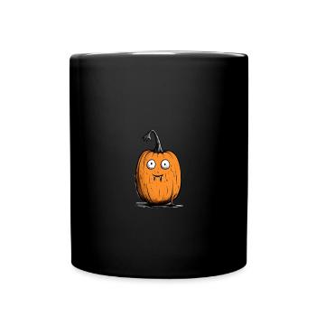 Funny Halloween Pumpkin - Full Colour Mug - black - Front