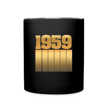 Birthday 1959 - Full Colour Mug - black - Front