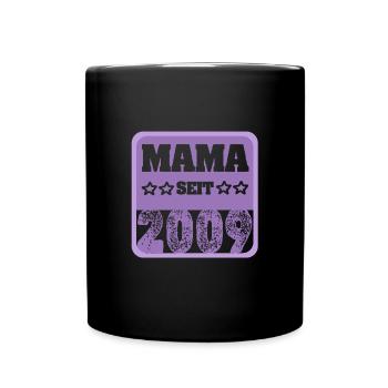 Mutti 2009 - Tasse einfarbig - Schwarz - Vorne