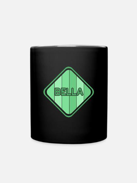 Bella - Tasse einfarbig - Schwarz