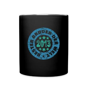 Geschwister 2013 - Tasse einfarbig - Schwarz - Vorne