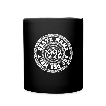 1992 - Tasse einfarbig - Schwarz - Vorne