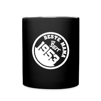 Geschenkidee 1953 - Tasse einfarbig - Schwarz - Vorne